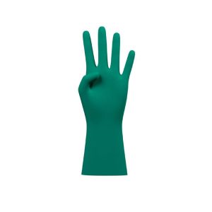 Guante de nitrilo flocado